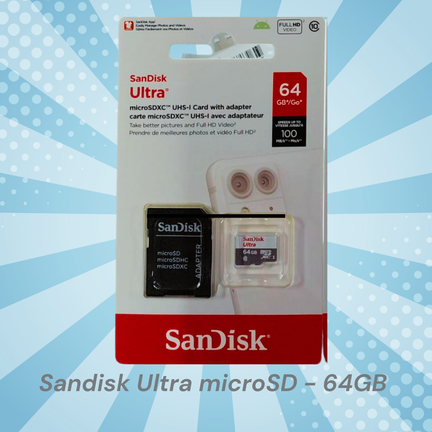 SanDisk Ultra Memory Card - 64GB